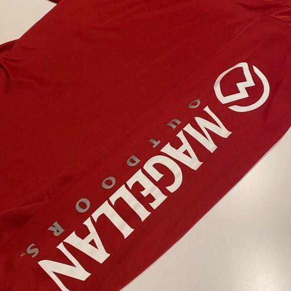 Magellan Outdoor Fish Gear, Men's LS Shirt, Size S, Red color, 100% Polyester - Picture 5 of 5